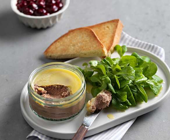 Jiddische Hendlleber mit Kirschenkoch