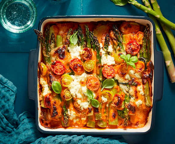 Spargelgratin