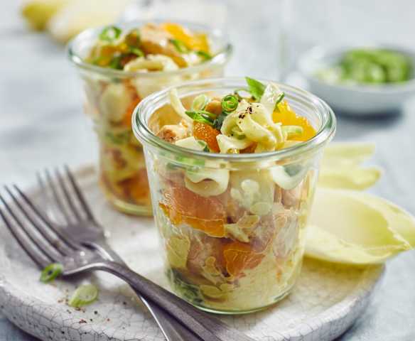 Geflügelsalat mit Chicorée Geflügelsalat mit Chicorée
