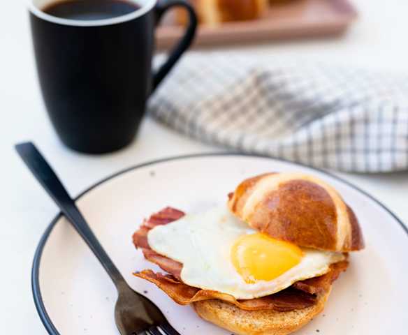 Cheese and jalapeño savoury hot cross buns