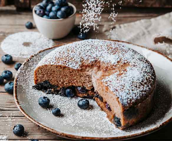 Moelleux aux myrtilles