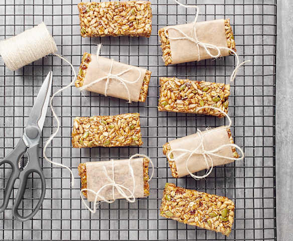 Barritas de avena y frutos rojos Barritas de avena y frutos rojos