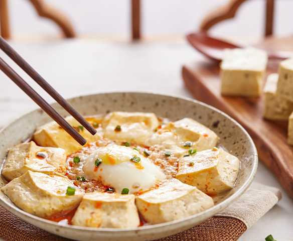 臭豆腐肉饼蒸蛋