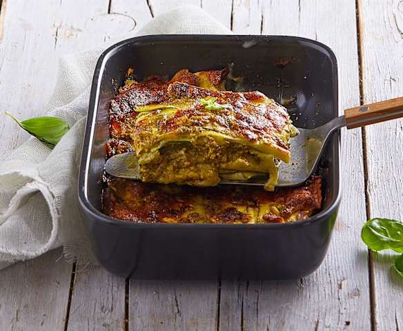 Lasagna di zucchine al pesto Lasagna di zucchine al pesto