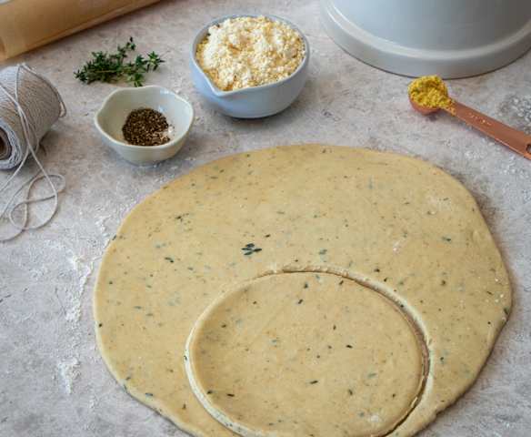 Suet pastry with thyme