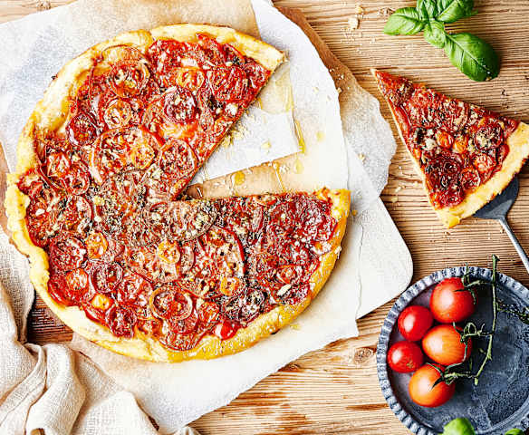 Tarte tatin de tomate Tarte tatin de tomate