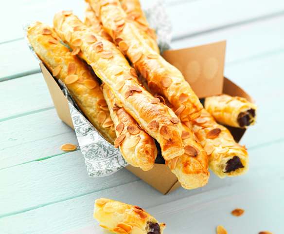 Ficelles croustillantes au chocolat