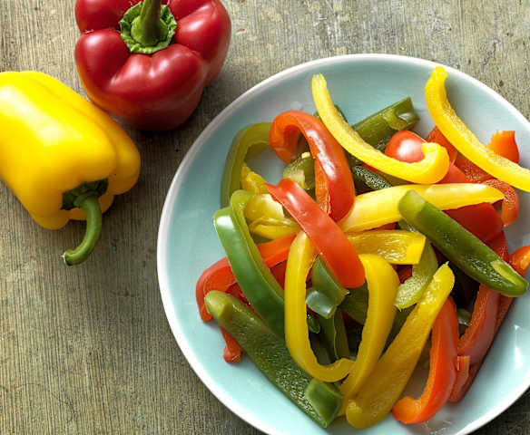 Steamed Peppers