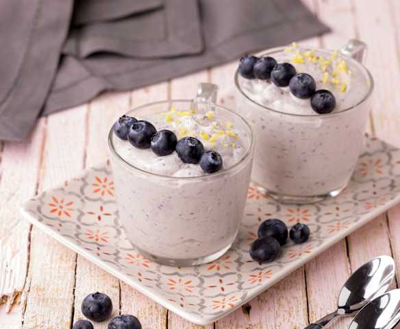 Mousse ai mirtilli Mousse ai mirtilli