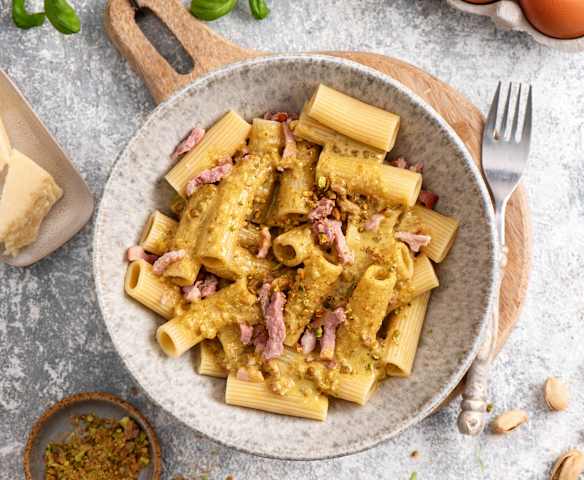 Pistacjowa carbonara