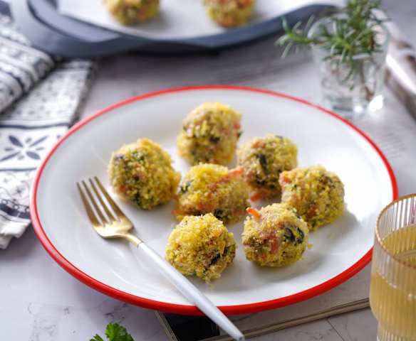 低脂五色蔬菜丸子