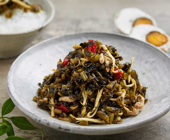 雪菜肉丝炒春笋