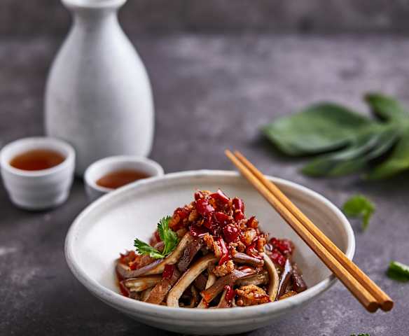 辣味肉糜蒸茄子