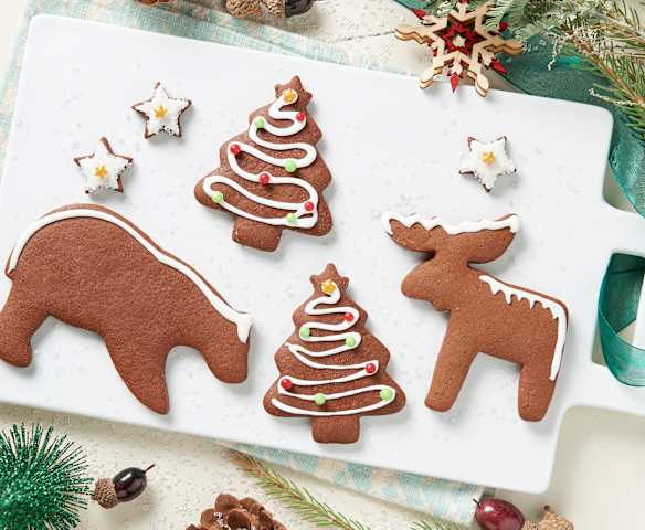 Chocolate Gingerbread Cookies