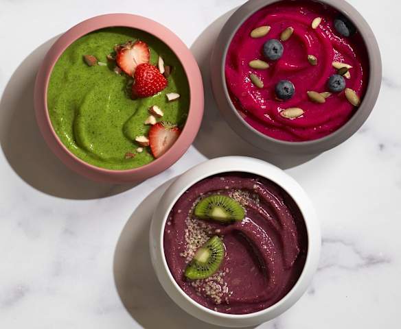 Bols de smoothie vert (Matthew Kenney)