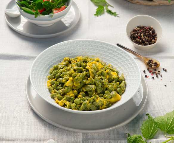 Brennnessel-Eier-Nockerl Brennnessel-Eier-Nockerl