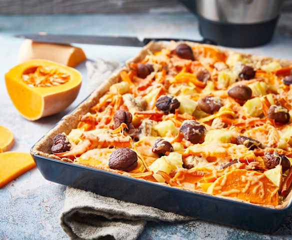 Tarte aux légumes d'automne