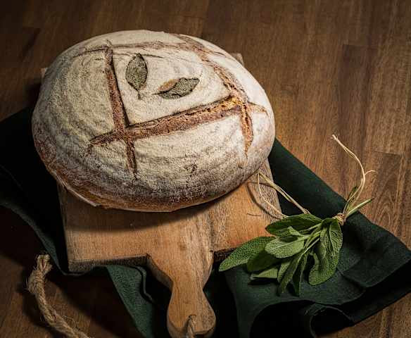 Mediterranes Kräuter-Topfen-Brot