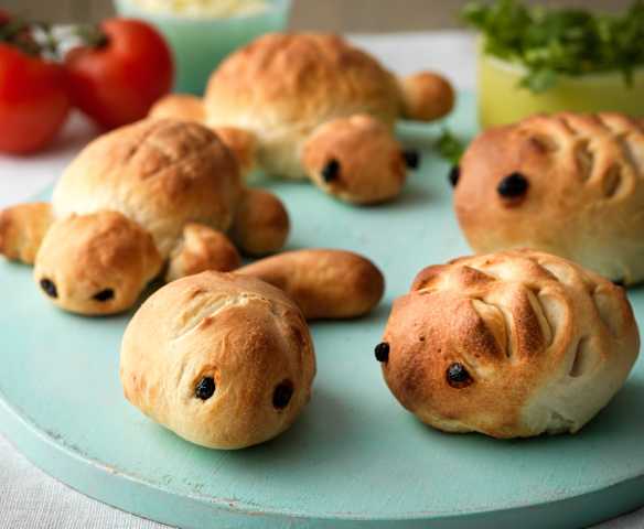 Cheesy Animal Rolls