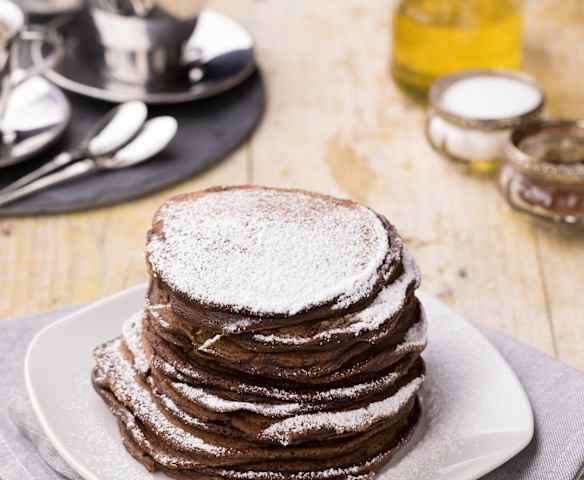 Pancakes banana e cioccolato