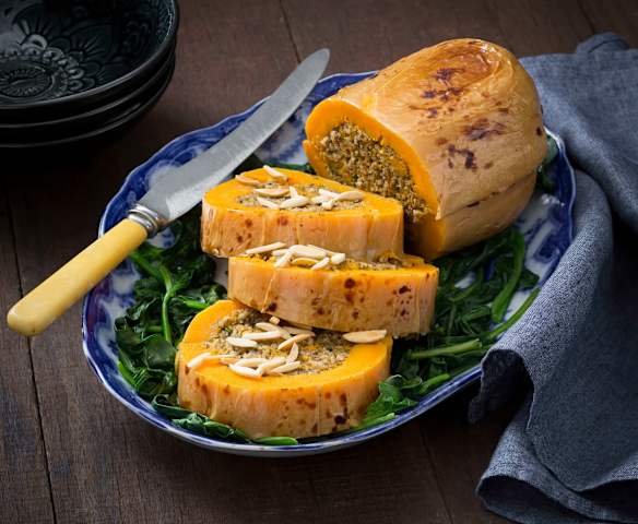 Savoury stuffed pumpkin