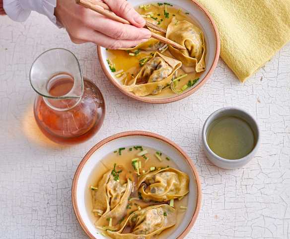 Ravioli chinois aux champignons