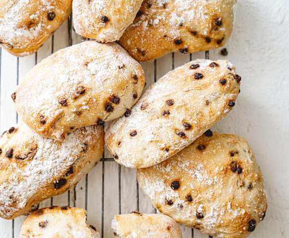 Petits pains aux pépites de chocolat Petits pains aux pépites de chocolat