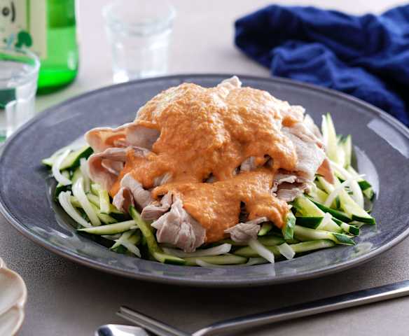 韓式泡菜鮪魚拌肉片 韓式泡菜鮪魚拌肉片