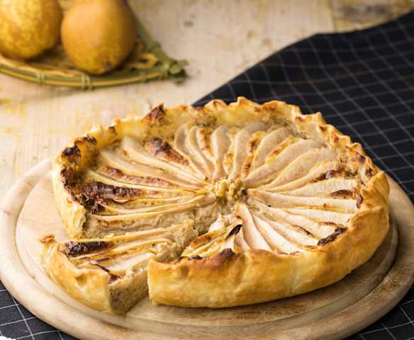 Torta salata pere, noci e Gorgonzola