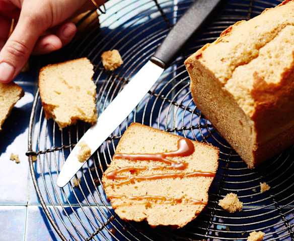 Cake vanille-caramel au beurre salé