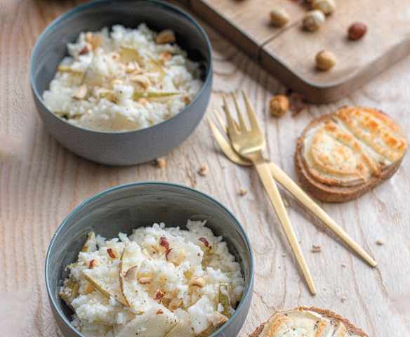 Salade de céleri aux poires et noisettes