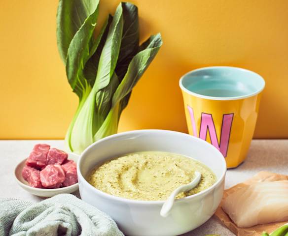 Grundrezept Gemüse-Kartoffel-Fleisch-Brei (für den 7. bzw. 8./9. Monat)