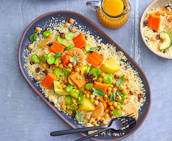 Couscous de légumes et citron confit
