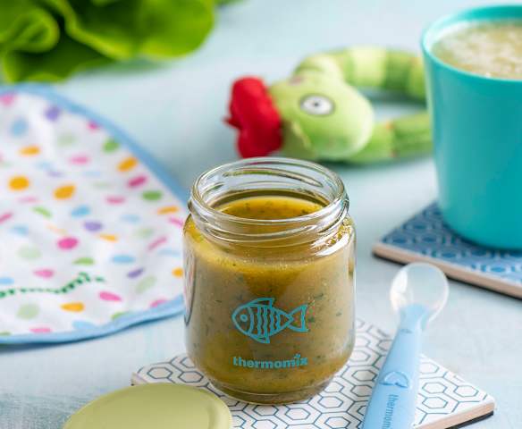 Purée z marchewki, ziemniaka i sałaty (od 6. miesiąca życia)