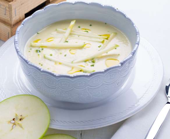 Vichyssoise com maçã verde