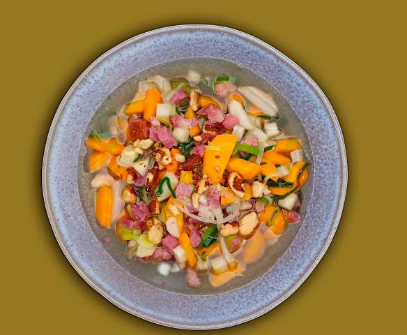 Kasseler-Gemüse-Eintopf