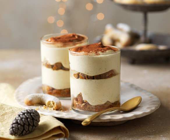 Vanillekipferl-Tiramisu im Glas