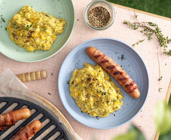 Mais-Kartoffelpüree mit Thymian