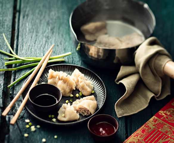 Ravioli au porc et chou chinois
