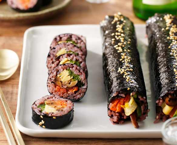 泡菜紫米韓式飯捲