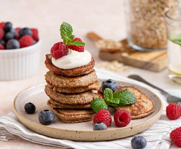 Owsiane placki bananowe