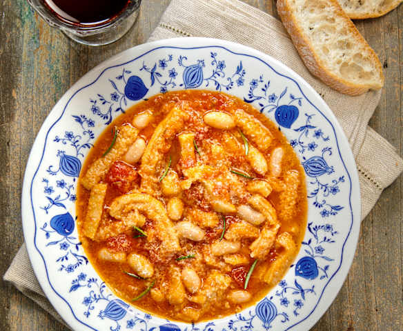 Trippa e fagioli alla contadina