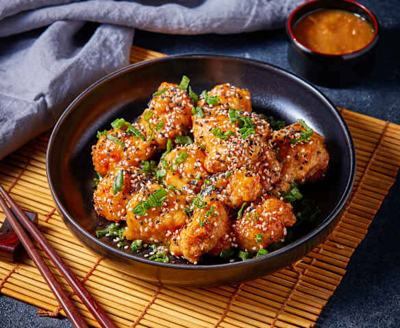 Pollo a la naranja estilo Oriental Pollo a la naranja estilo Oriental