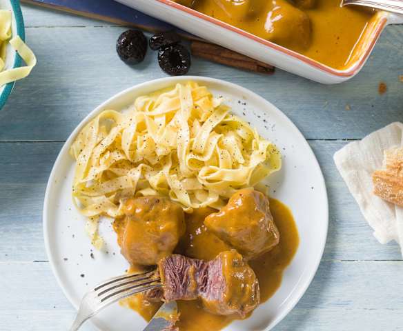 Carrilleras al brandy en cocción lenta