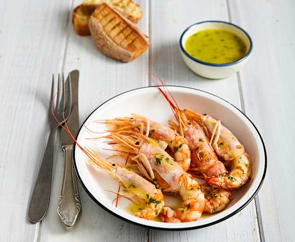 Gamberoni al Varoma con emulsione