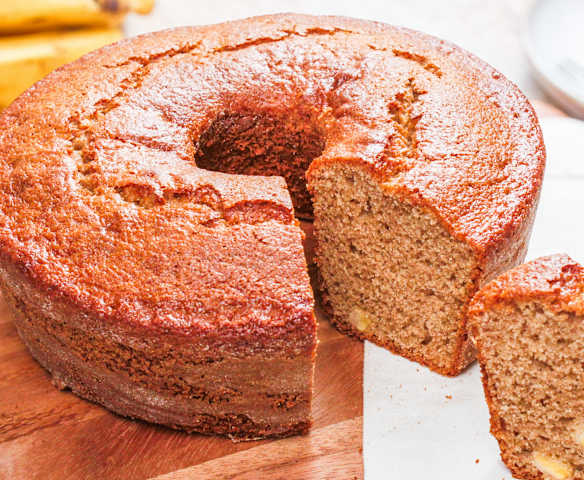 Bolo de banana sem glúten