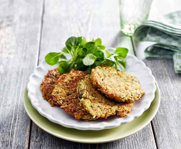 Reis-Zucchini-Puffer