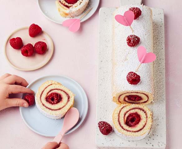 Bûche aux framboises