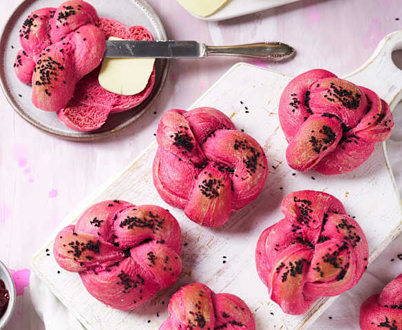 Brioches de remolacha Brioches de remolacha