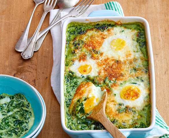 Epinards à la berrichonne